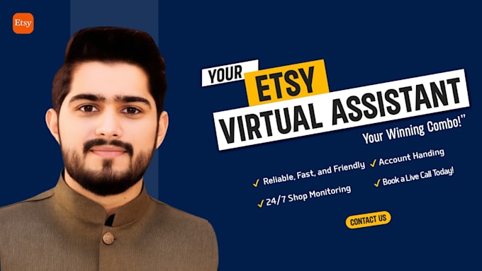 be your etsy store manager and sourcing VA
