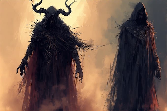 do scary fantasy horror character
