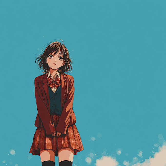 create anime characters and oc for you