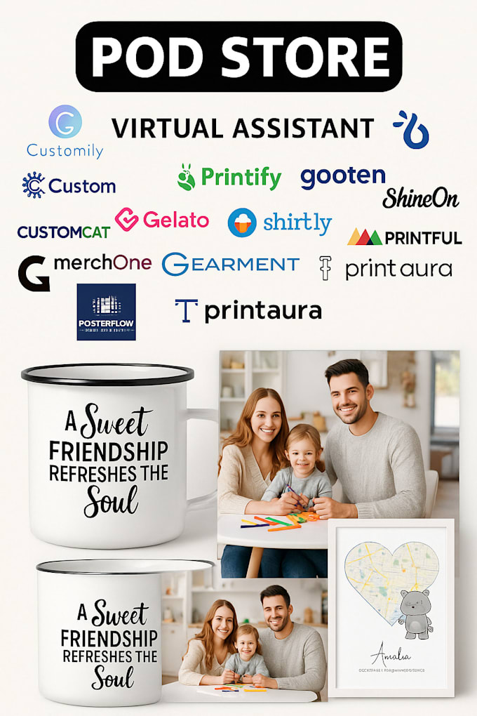 personalize pod product setup with teeinblue, customily, kickflip for shopify