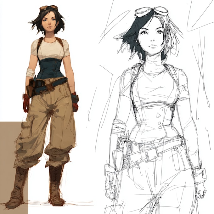 Draw and design your comic character by Janmjahgfdf | Fiverr