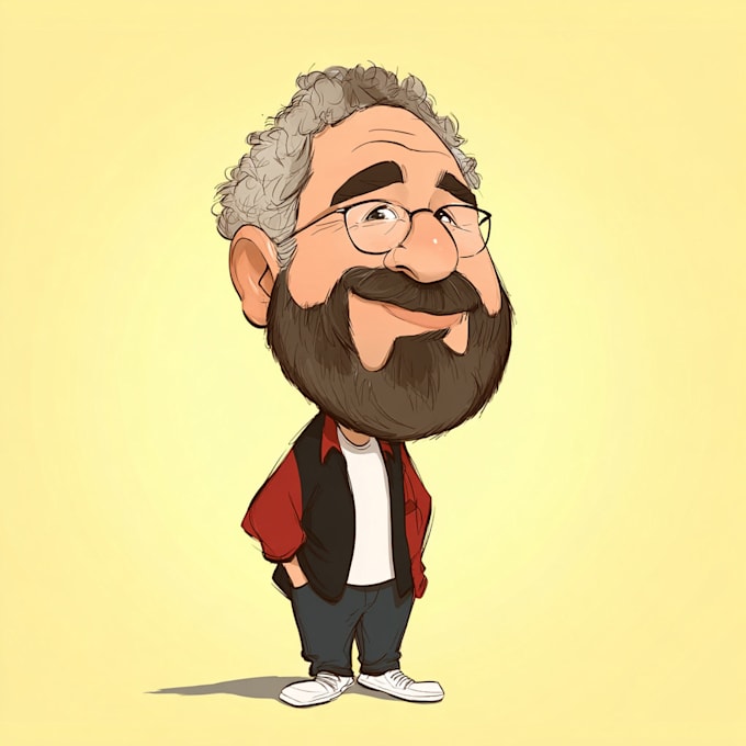 make cartoon caricature, avatar