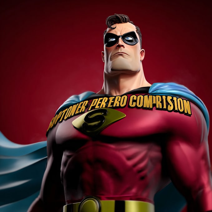 draw superhero character for you