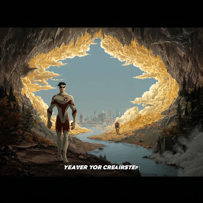 create scifi, fantasy, superhero character design