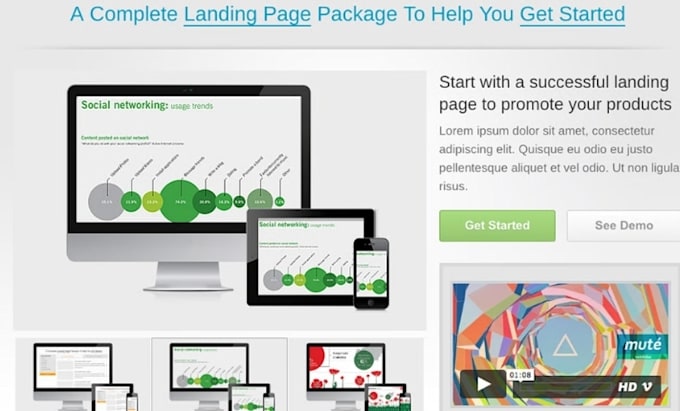 create a responsive wordpress website or landpage with unlimited revisions