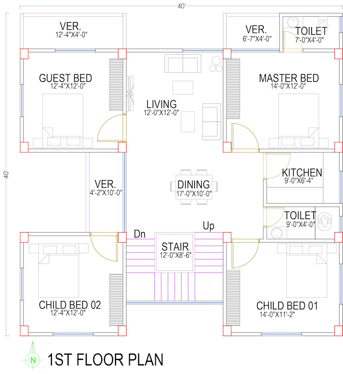 do floor plan, elevation, section