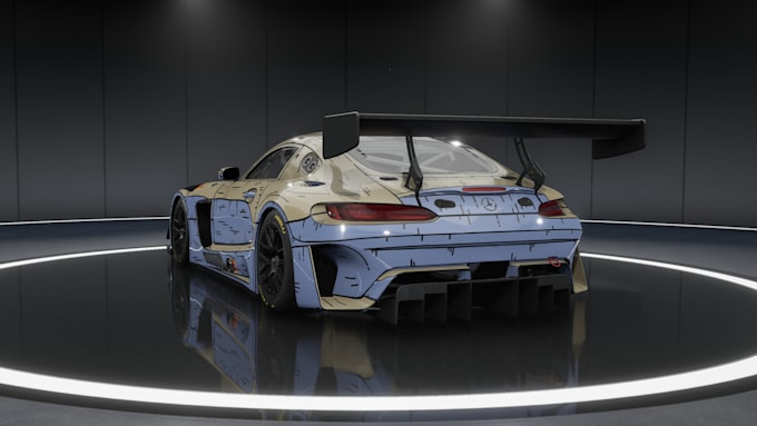 create high quality acc custom liveries and racing skins, lmu