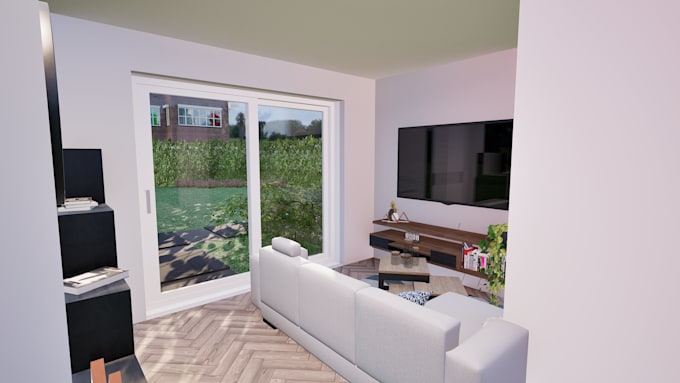 create interior and exterior 3d renders