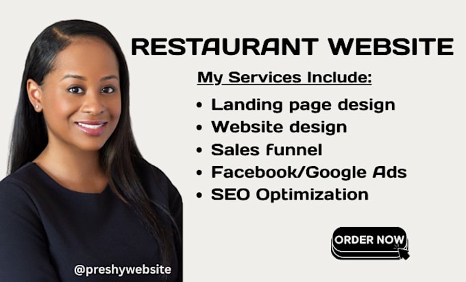 design a restaurant website with an online food ordering system