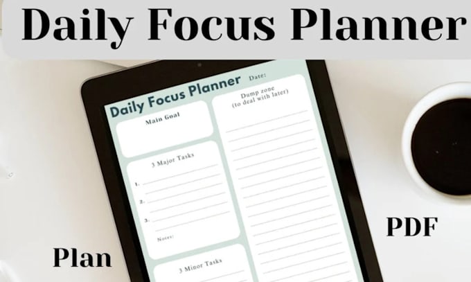 design custom student study planners for time management and focus