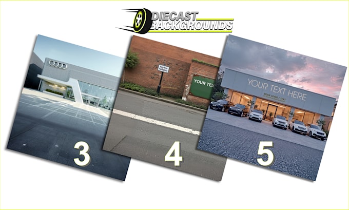 edit your diecastbackgrounds sample pack