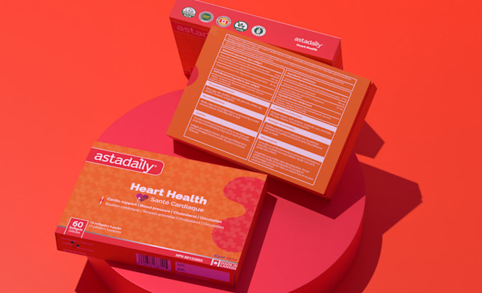 create custom box packaging dieline with packaging box design and 3d mockup