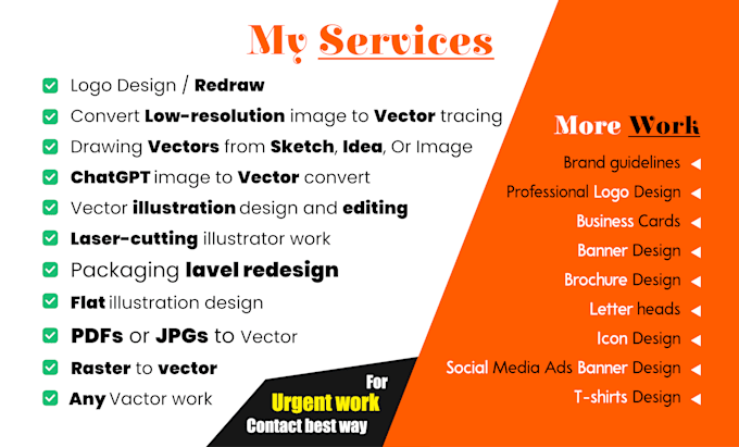 provide adobe illustrator work in ai, eps, bmp, tiff, dwg, ait and PDF