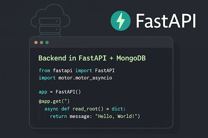 create a secure fastapi rest API backend for web or mobile apps