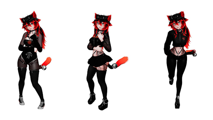 avi vrchat avatar vrc avatar vr character furry nsfw vtuber model vroid toggles