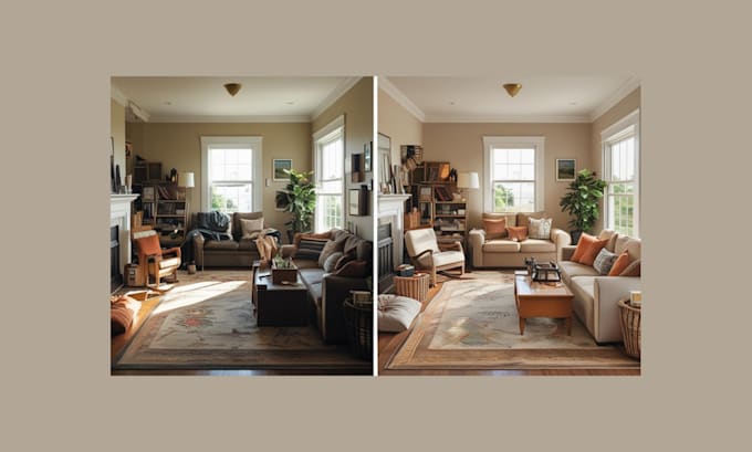 delete unwanted objects from image and change background