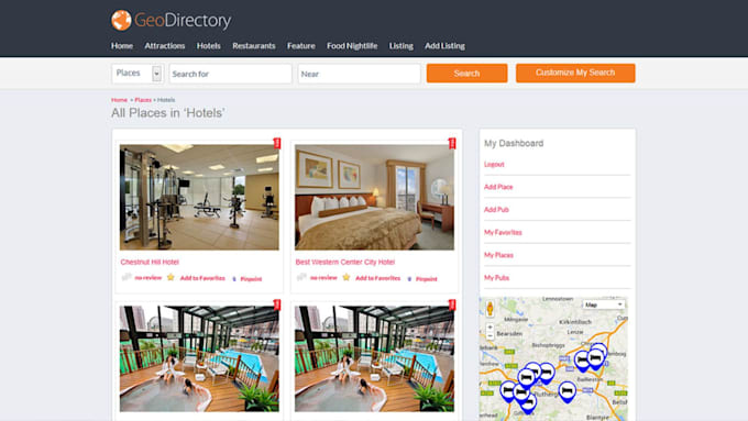 brilliant directory business website geodirectory directory listing website
