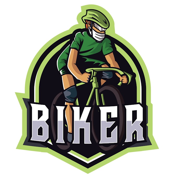 create professional minimalist business cycling logo design