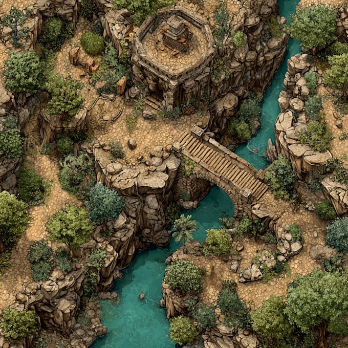 do a map for fantasy, scifi, book or boardgame