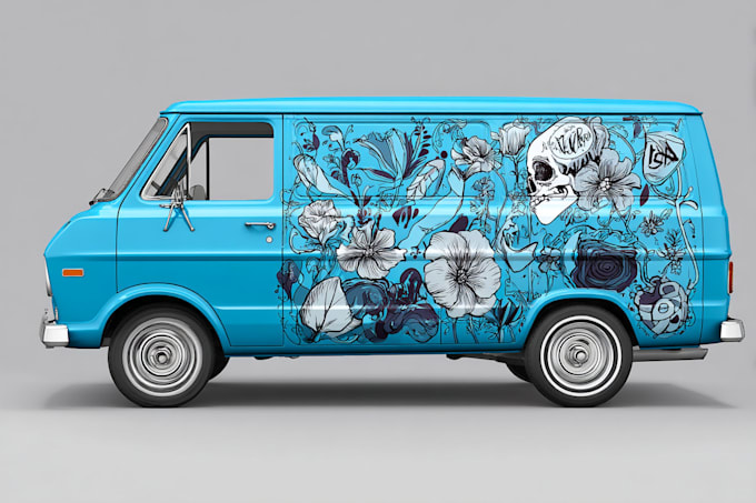 professional van wrap, vehicle wrap, car wrap design
