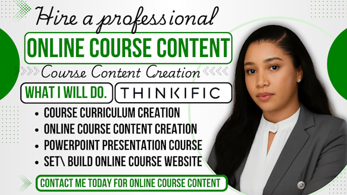 create online course content, thinkific course creation, lms setup, ebook