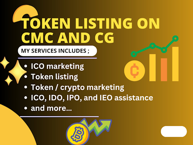 do coin listing, token listing, ico, on coingecko, coinmarketcap, pancakeswap