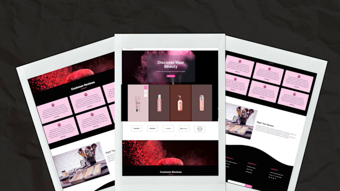 create animated landing page with react and framer motion