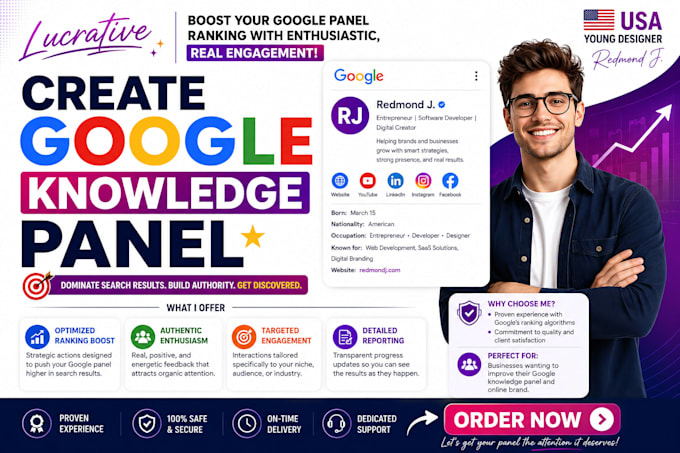 create a google knowledge panel or graph for any category