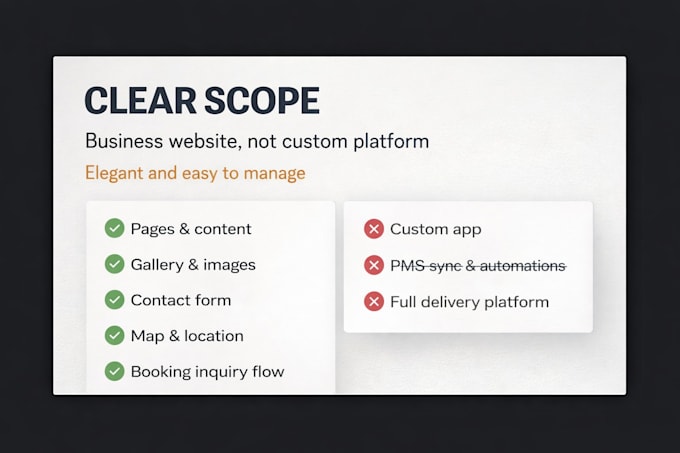 build a booking ready wordpress website for hotel, bnb or restaurant