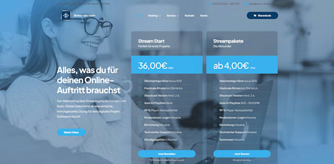 erstelle dir eine wordpress landingpage