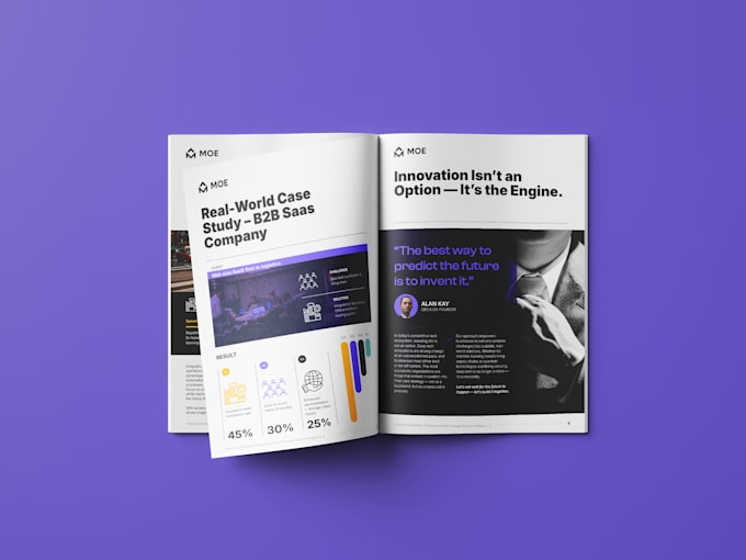 create a professional whitepaper or business brochure