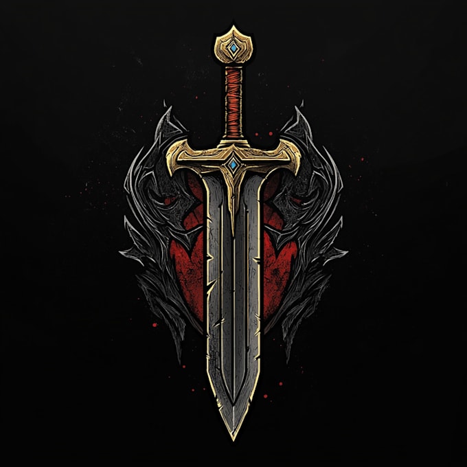 create fantasy story book logo