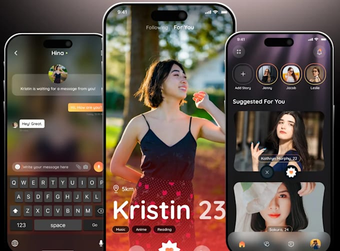 develop mobile dating app tinder clone tinder app clone hinge tinder bot website