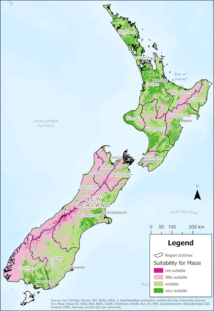 create professional gis maps and analysis in arcgis, qgis, python