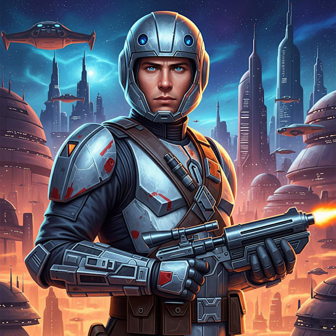 design your sci fi and star wars character