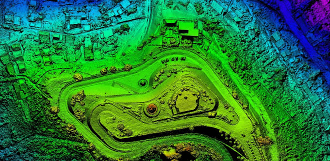 process drone data, point cloud, topographic maps, and civil 3d survey plans