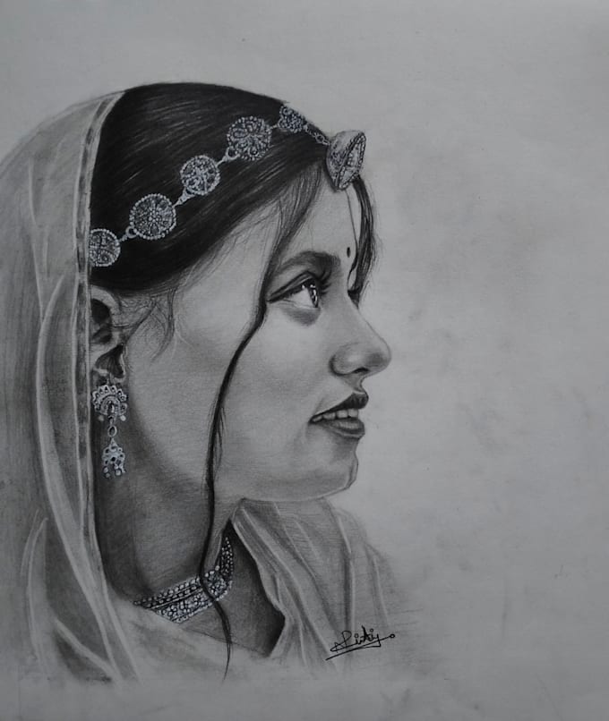 draw a realistic handmade pencil sketch from your photo
