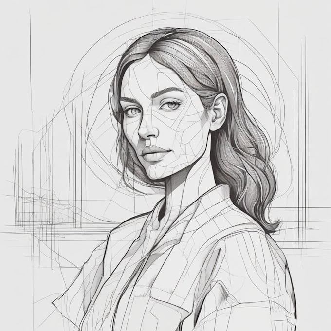 Draw unique one line vector illustration by Gazanooksi | Fiverr