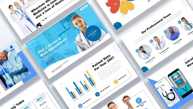 Design medical, health and nursing powerpoint presentation or google ...