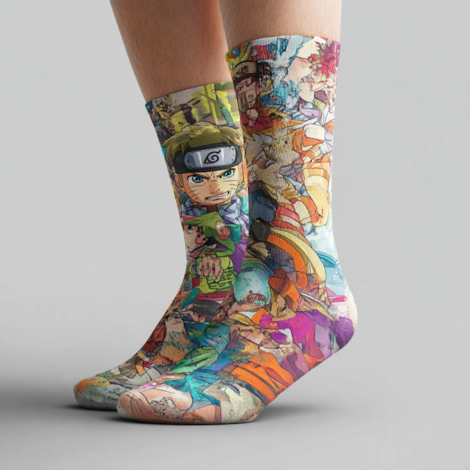 make a unique socks design for your brand