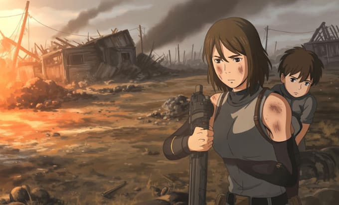 draw your vtuber, and visual novel background illustration