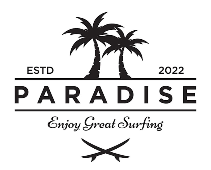 make an awesome surfboard logo