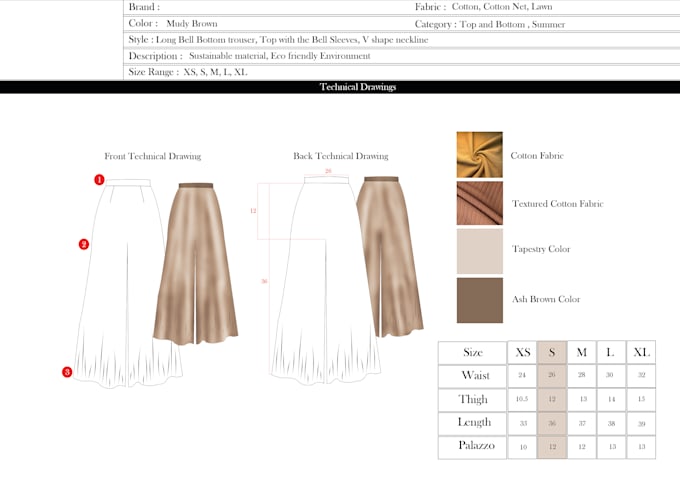 create garment tech packs
