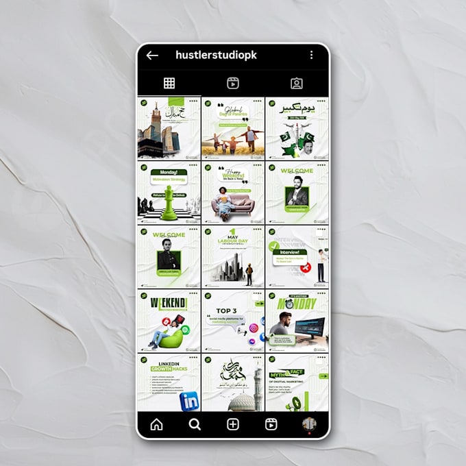 design a visually stunning and cohesive instagram grid layout