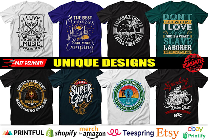 Do custom typography t shirt design and graphic t shirt by Tyler ...