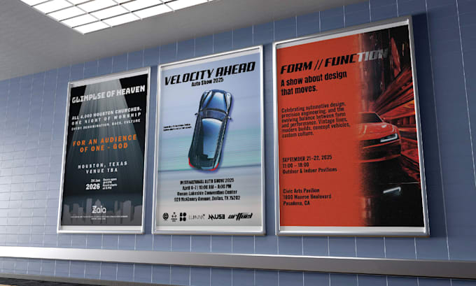 design bold and eye catching posters that get noticed