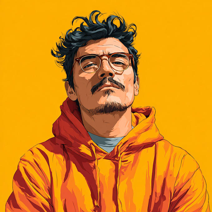 make a vector portrait or illustration