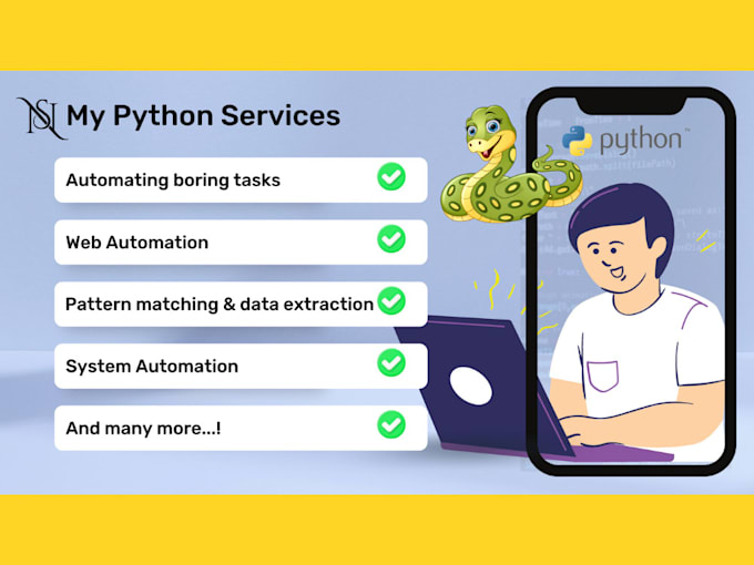be your python programmer for custom bot scripts and automation tasks
