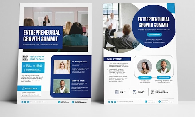 Design modern, eye catching flyers, brochures, and catalogs that ...