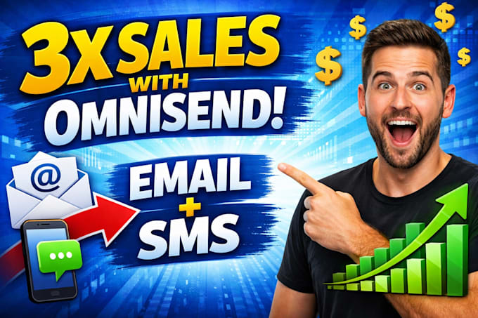 create high converting omnisend email and sms campaign workflow with automation